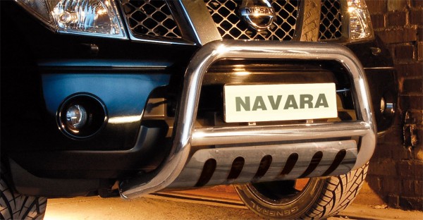 Nissan Navara D40 Type U 70 mm crossbar with axle plate CE Approved