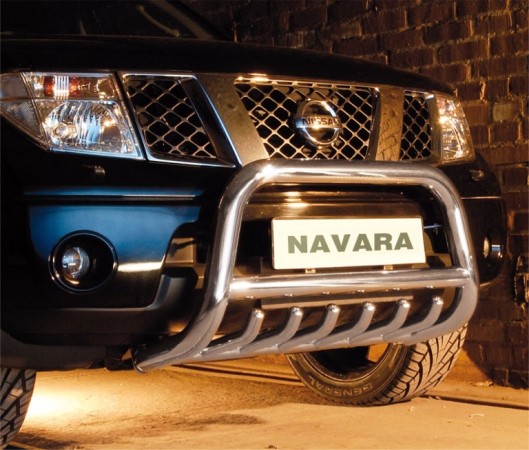 Nissan Navara D40 Type U 70 mm crossbar with axle bars CE Approved