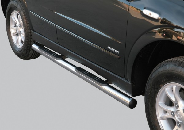 SsangYong Actyon '06 Side bars with 2 steps 76mm
