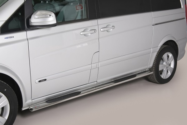 Mercedes Viano '15 Oval side bar with step - SWB