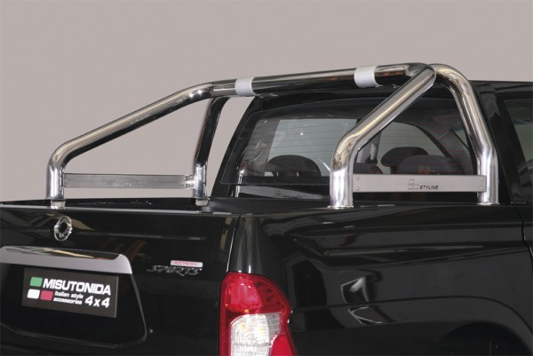 SsangYong Actyon Sport '12-'18 Styling Roll bar 76 mm on bed rail