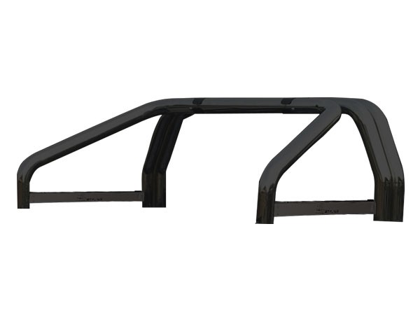 SsangYong Musso '18 Roll bar with mark 76mm (3 pipes) Black