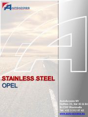 Opel - Stainless steel programma Misutonida 2016