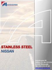 Nissan - Stainless steel programma 2016
